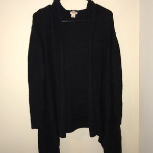 Cute black cardigan!